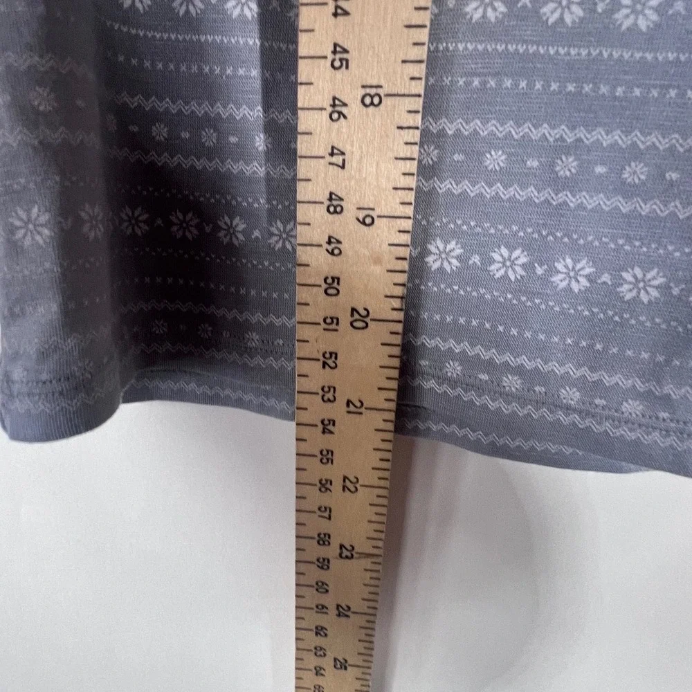 32 Degrees Heat Girls XL Gray Fair Isle Snowflake Thermal Base Layer Set